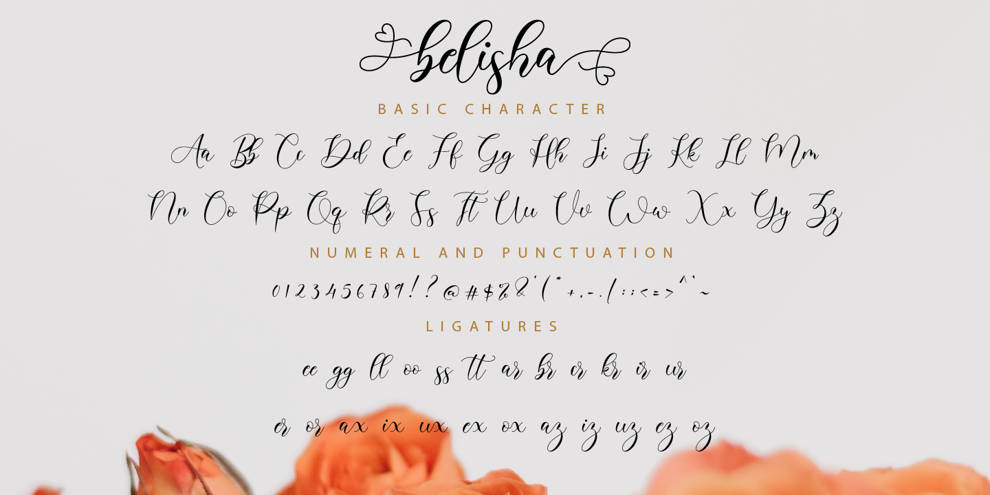 Belisha Regular Font preview